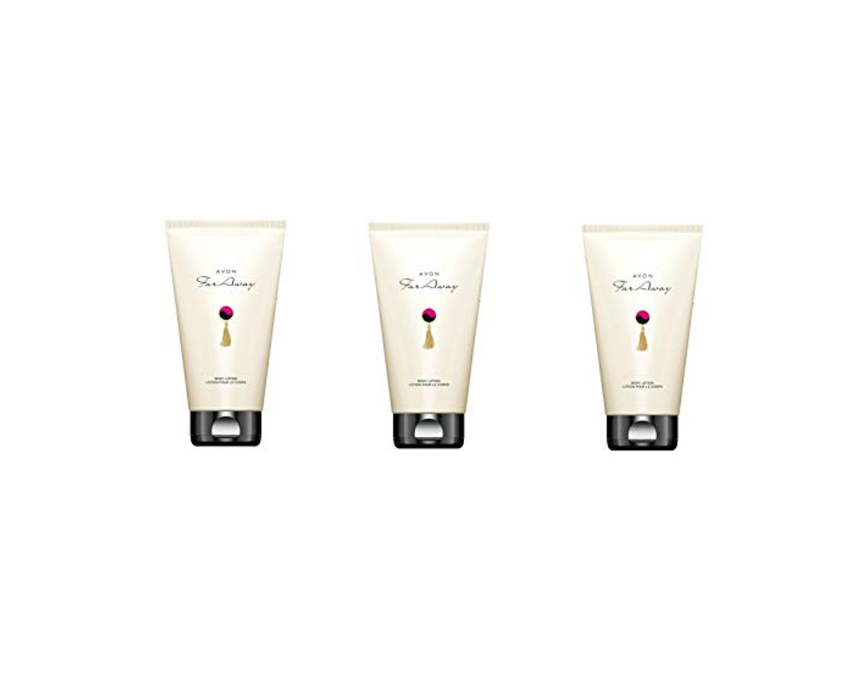 Social 3 x Avon Loción Corporal Far Away Original para Mujer Hidratante Perfumada 150ml