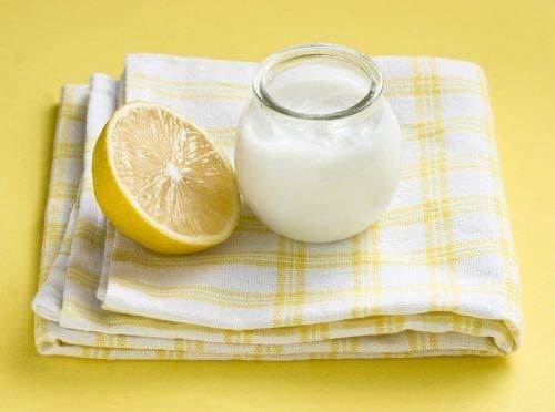 Mascarilla de yogur y limón 🍋 