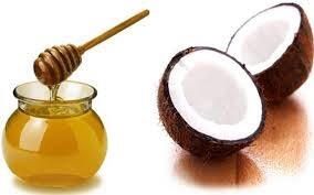 Mascarilla de miel y aceite de coco
