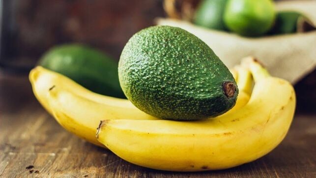 Mascarilla de plátano, aguacate y aceite de coco