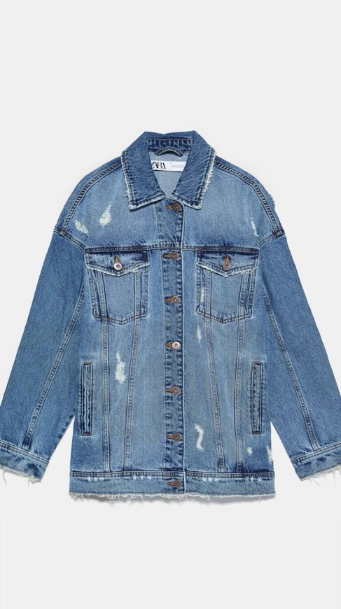 Producto Cazadora denim oversize