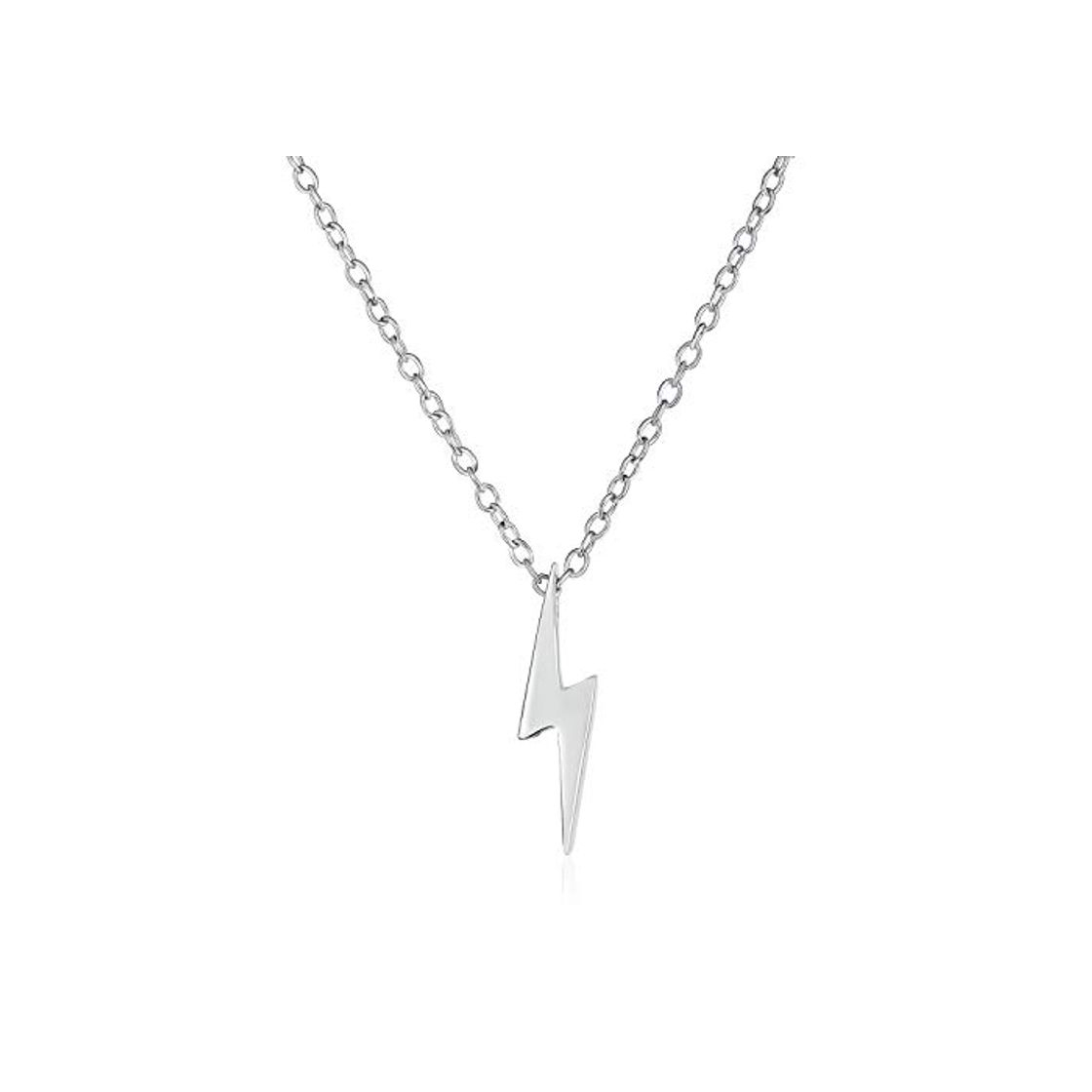 Fashion Rayo Geométrico Minimalista Para Mujer Colgante Collar De Plata Esterlina 925 Adolescentes