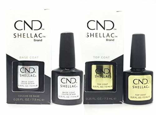 Product Cnd Shellac Top/Base Esmalte Gel - 1 Paquete de 2 x 7.3