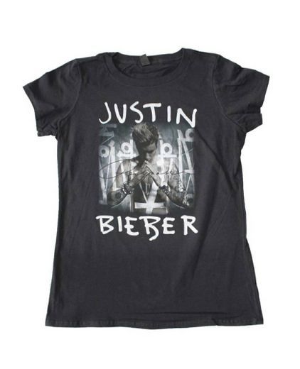 Fashion Justin Bieber Purpose Album Cover Juniors T-Shirt 