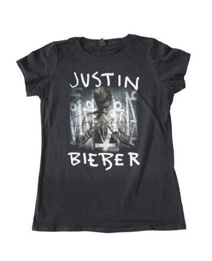 Justin Bieber Purpose Album Cover Juniors T-Shirt 