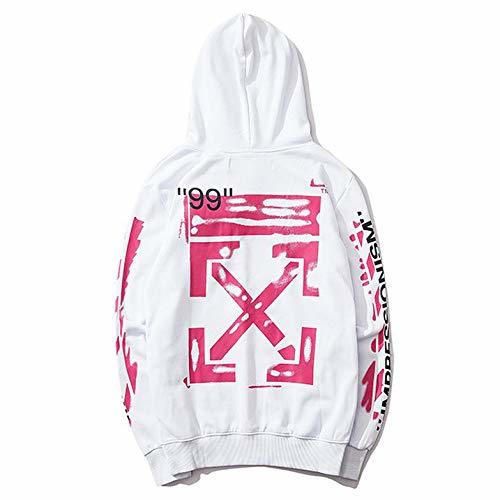 YX Hoodie Off con Capucha Delgada Flecha Doodle Europeo Y Americano De