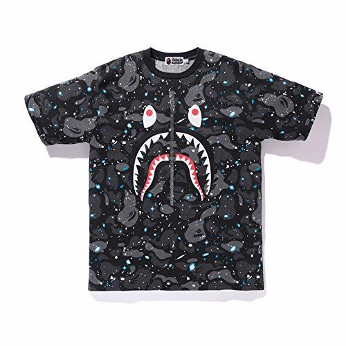 Moda Ape Bape Shirts|Bape Camouflage Shark Head Classic Cotton Short Sleeve T Shirt