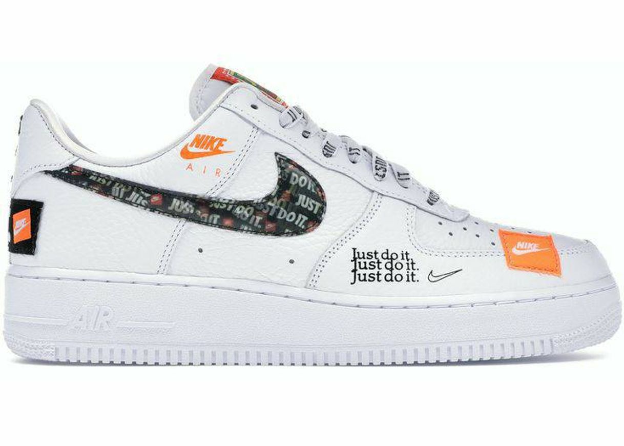 Moda Air force 1- white and "just do it" 