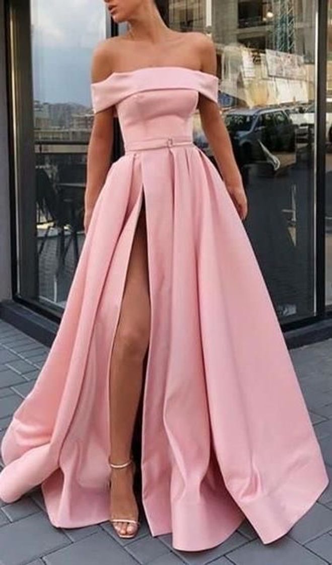 Moda Vestido rosa 