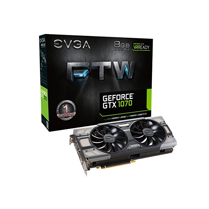 Social EVGA GeForce GTX 1070 FTW GAMING ACX 3.0 Tarjeta gráfica