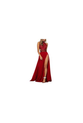 Mujer Vestidos De Fiesta Largos De Noche Elegantes Transparentes Ropa Dama Moderno