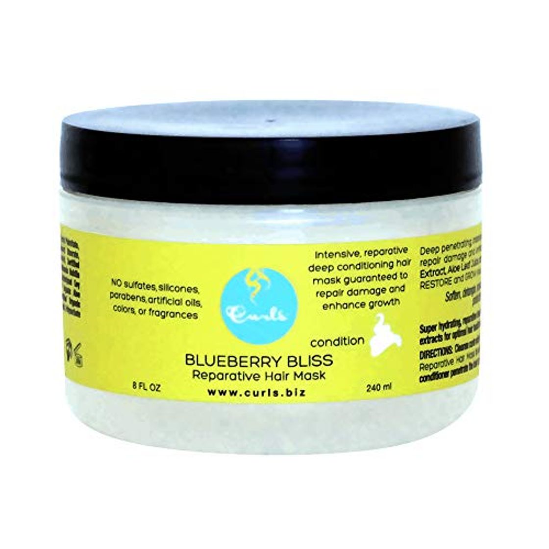 Place Curls Blueberry Bliss - Mascarilla reperativa para el cabello