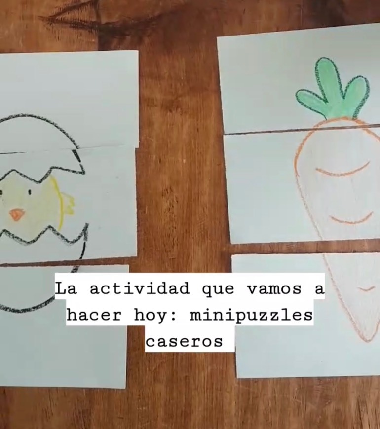 Social Minipuzzles caseros 