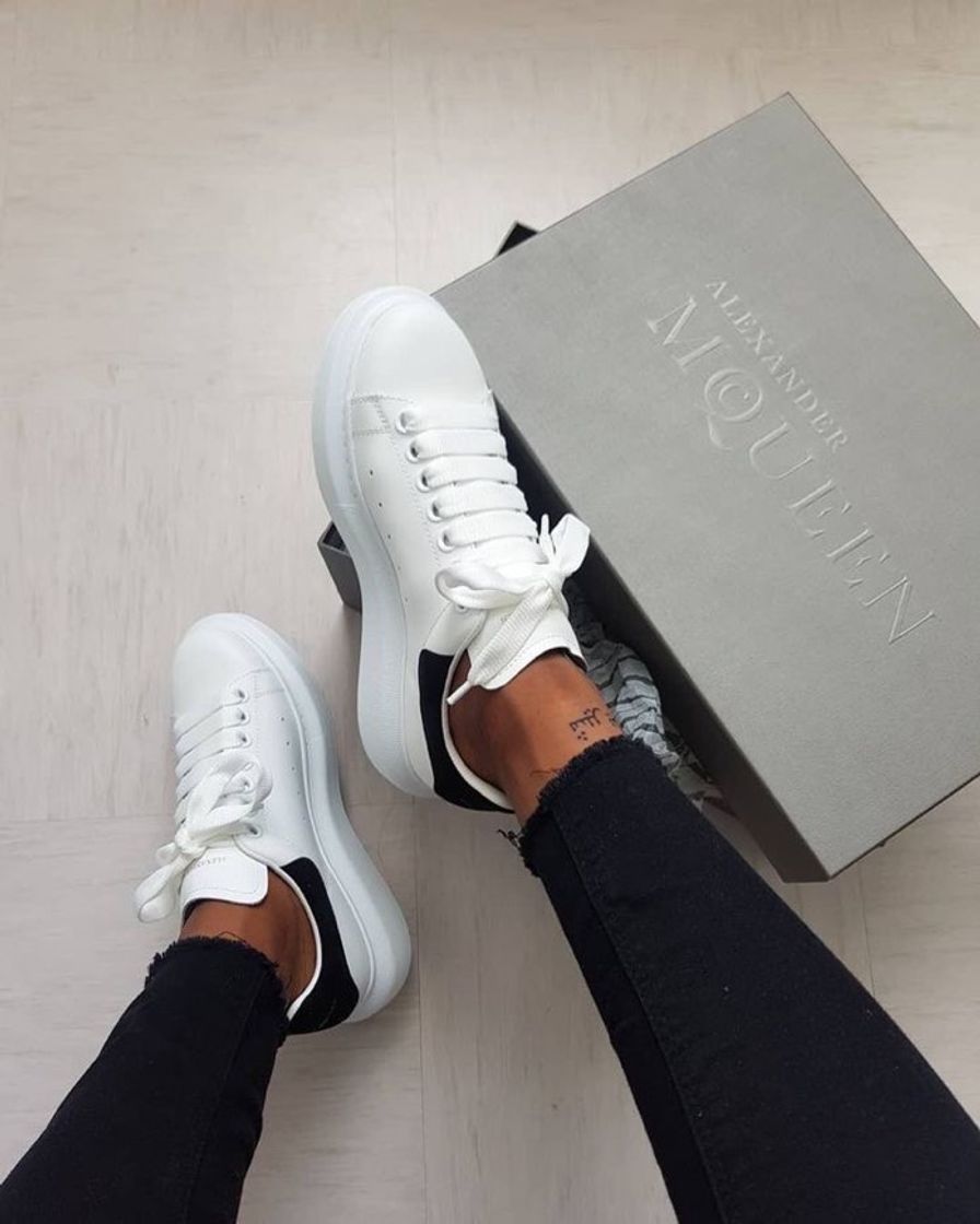 Moda ALEXANDER McQUEEN Oversize smooth leather sneakers