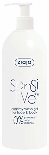 Ziaja Sensitive Gel Limpiador Rostro y Cuerpo para Pieles Sensibles 400 ml