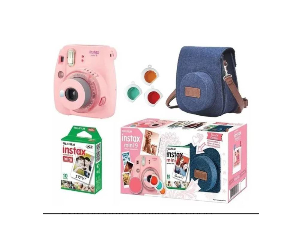 Product Kit Com Câmera Instax Mini9 Instantânea Fuji