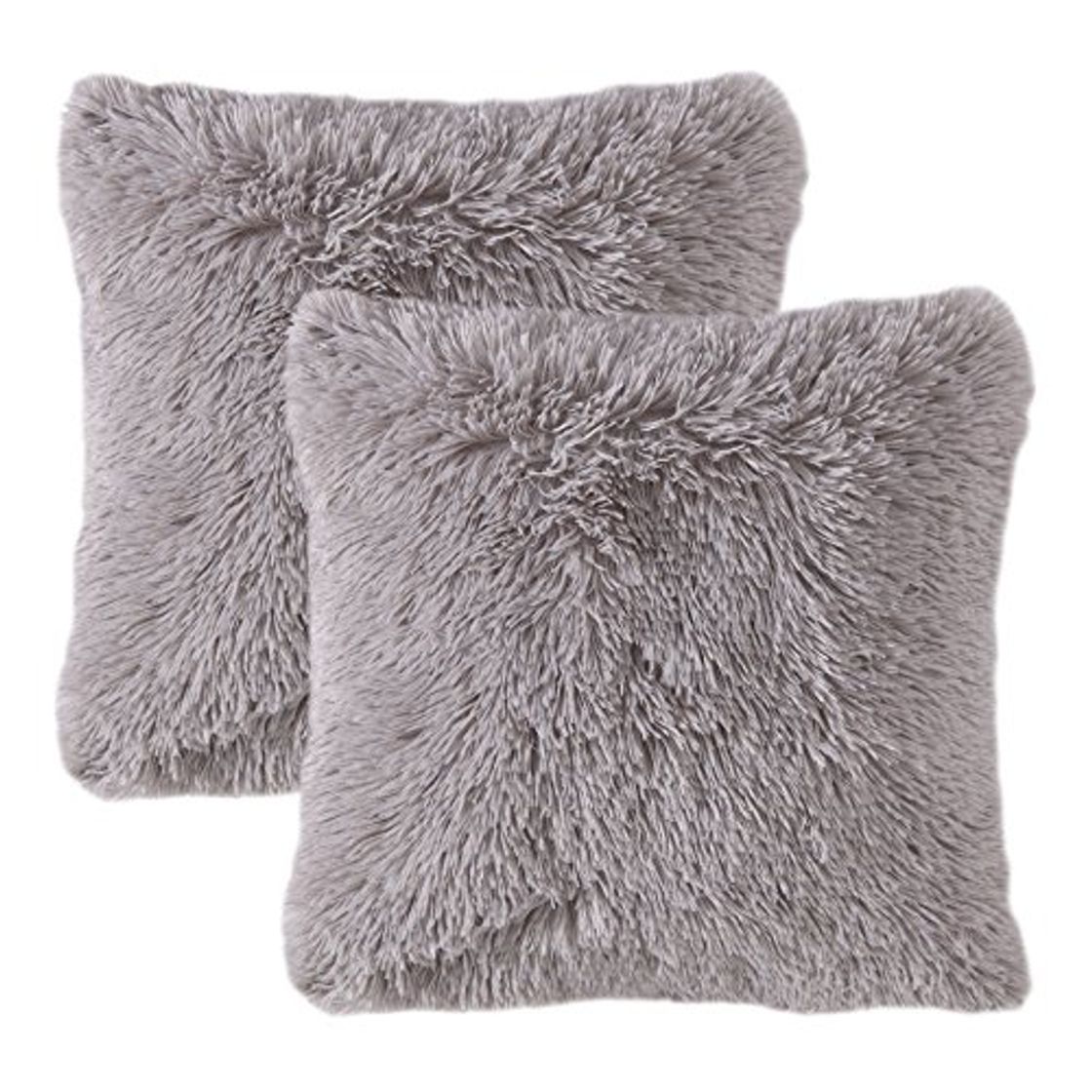 Social MIULEE Juego de 2 Cojines Protectores Faux Fur Throw Funda de cojín