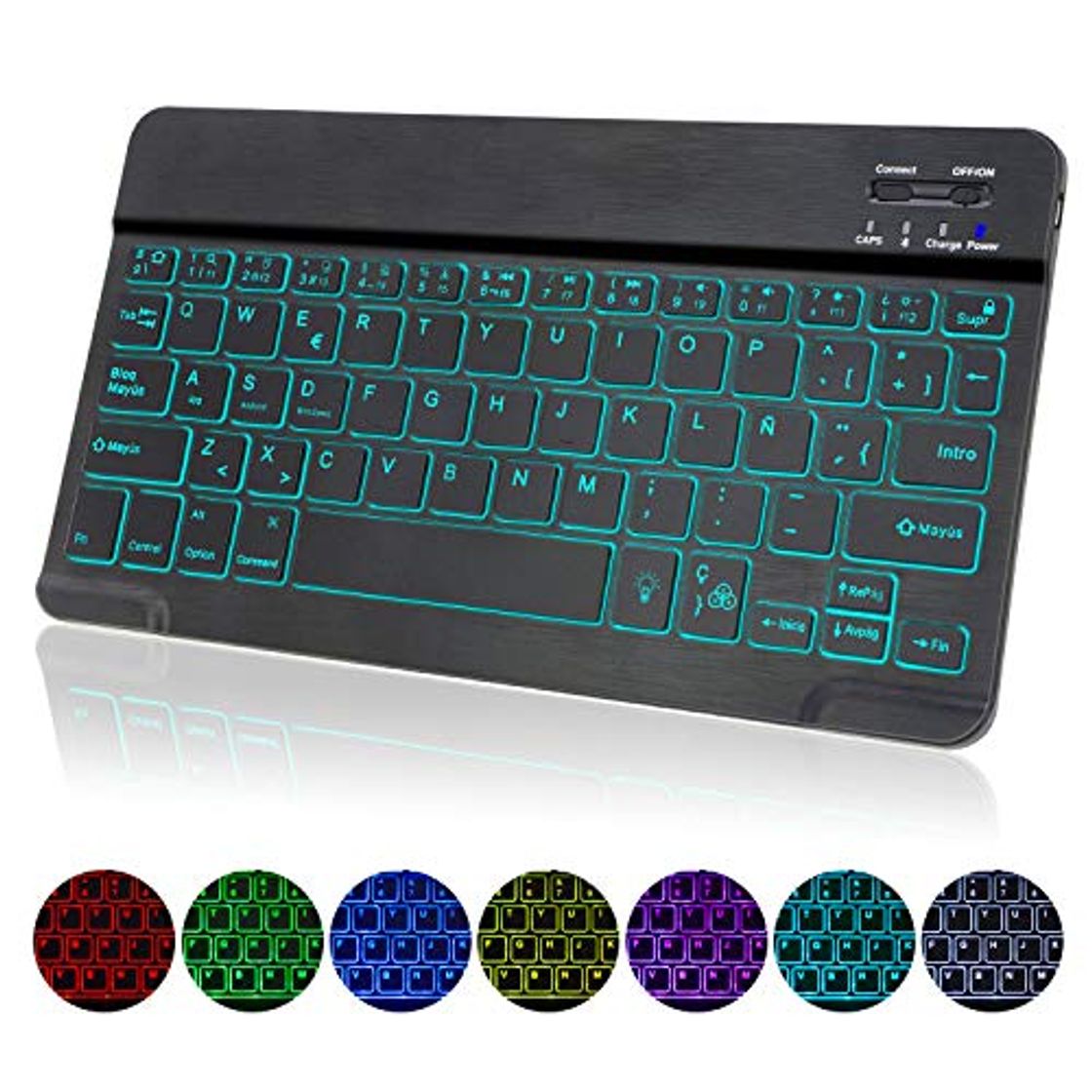 Social COO Teclado Inalámbrico Bluetooth, Teclado de Español