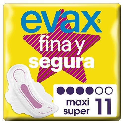 Social Evax Fina y Segura Super/Maxi Compresas Con Alas