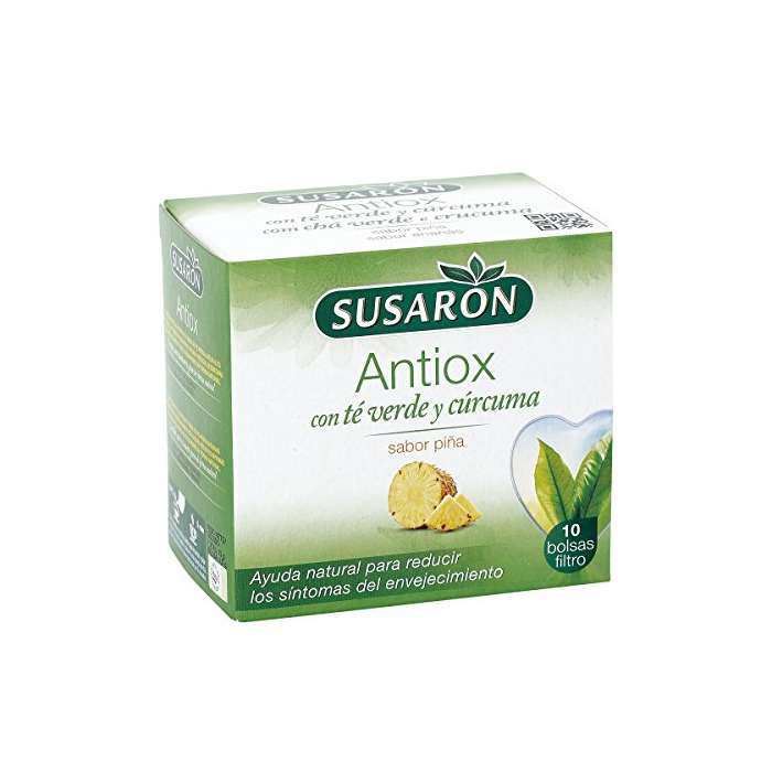 Product SUSARN infusin antiox con t verde y crcuma sabor pia estuche 10