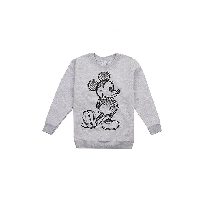 Social Disney Mickey Sketch Sudadera, Gris