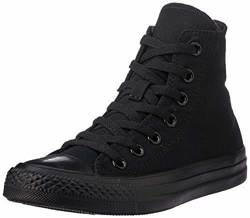 Fashion Converse Chuck Taylor All Star, Zapatillas de Tela Unisex, Negro