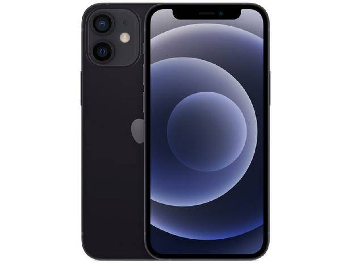 Social iPhone 12 Mini Apple 256GB Preto 5,4” - Câm. Dupla 12MP iOS
