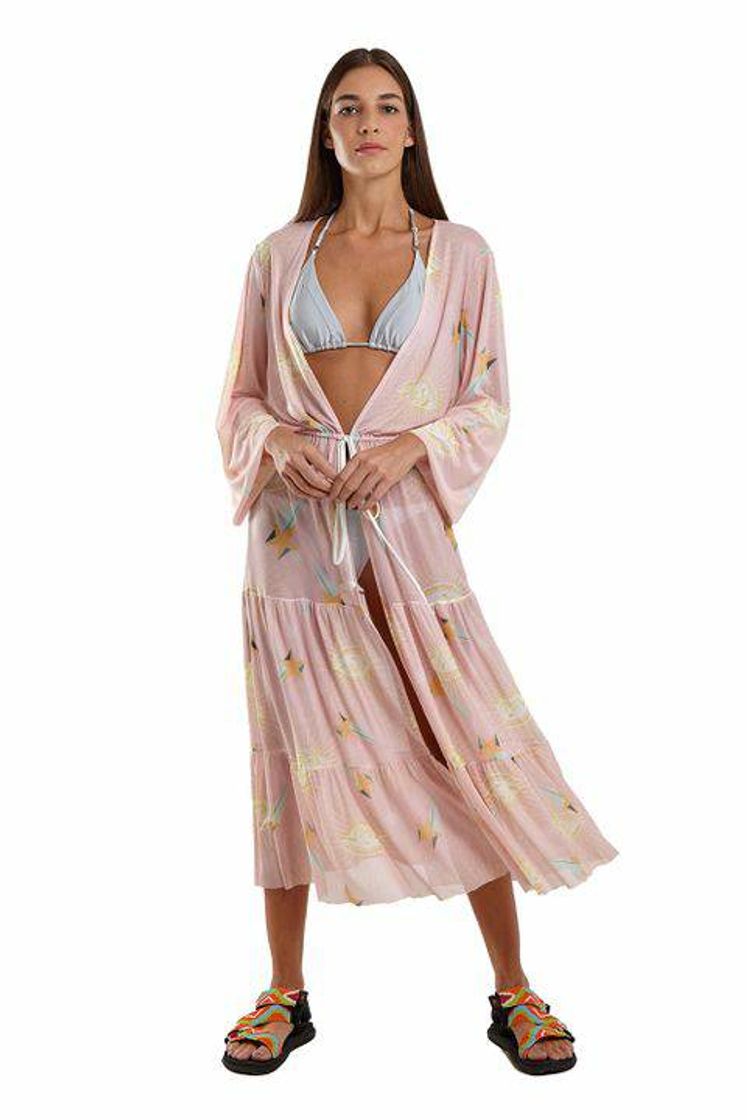 Social VESTIDO SAIDA LONGO TULE OLHAR SUPREMO