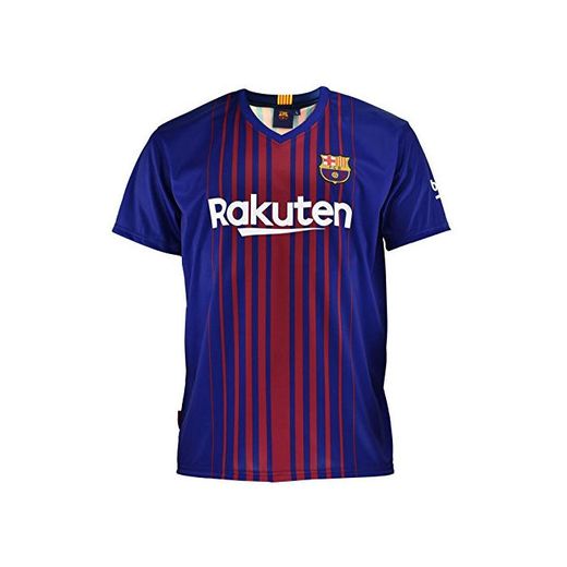 Camiseta 1ª Equipación Replica Oficial FC BARCELONA 2017-2018 Dorsal MESSI - Tallaje