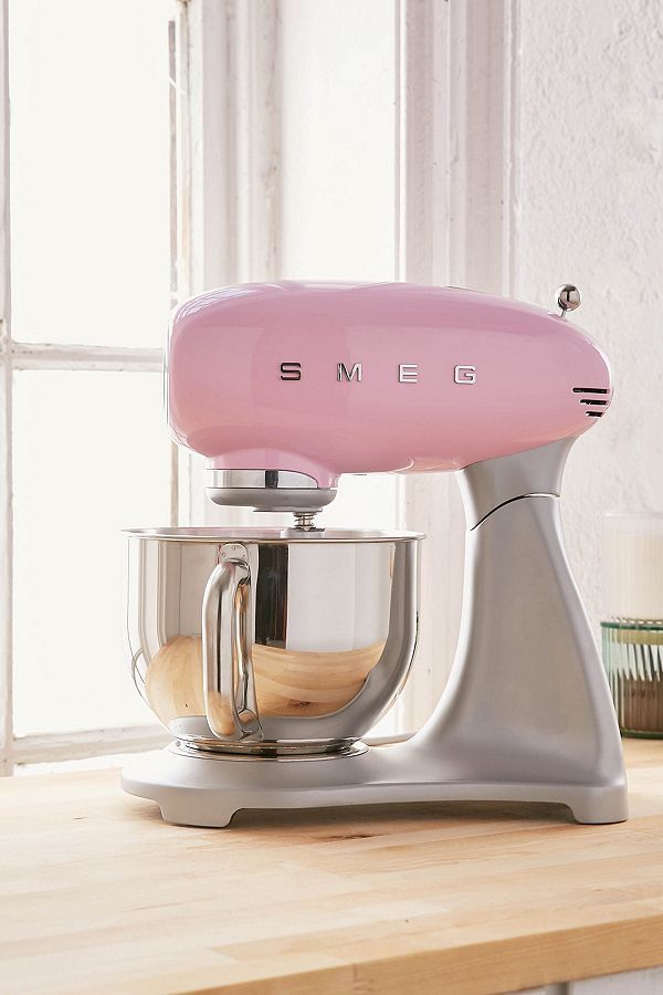 Productos Smeg batedeira cor de rosa 