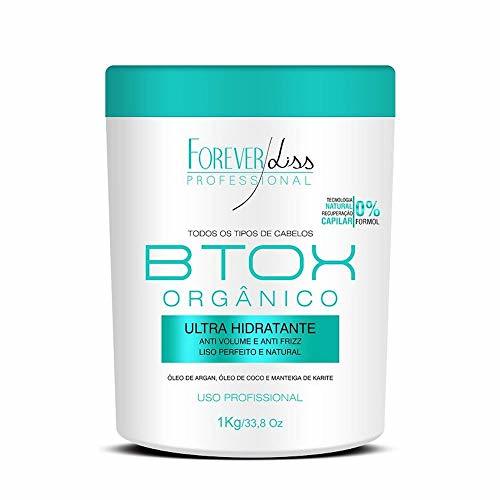 Btox Forever Liss Zero - Mascarilla para el cabello orgánico con antiencrespamiento