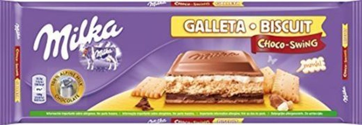 Producto Milka Choco-Swing Tableta de Chocolate y Galleta con Leche