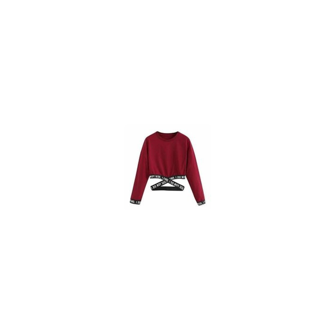 Social Sudaderas Sin Capucha Corta Tumblr Deporte Primavera Invierno para Mujer