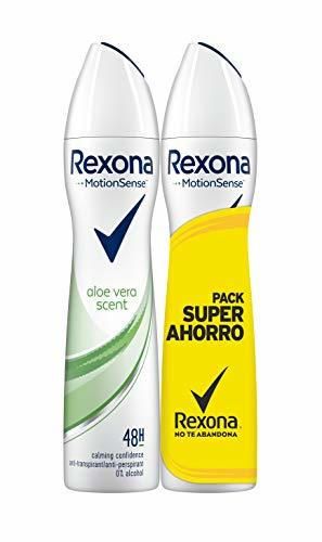 Rexona - Desodorante Antitranspirante Pack Ahorro Aloe Vera - 2 X 200