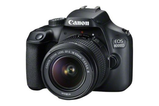 Canon EOS 4000D - Cámara réflex de 18 MP