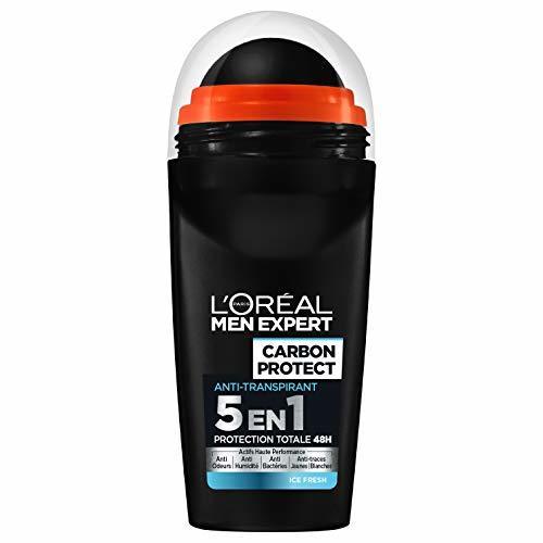 Belleza Men Expert L 'Oréal Carbon Protect Ice Fresh Desodorante redonda hombre antihuellas