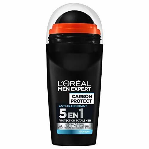 Men Expert L 'Oréal Carbon Protect Ice Fresh Desodorante redonda hombre antihuellas