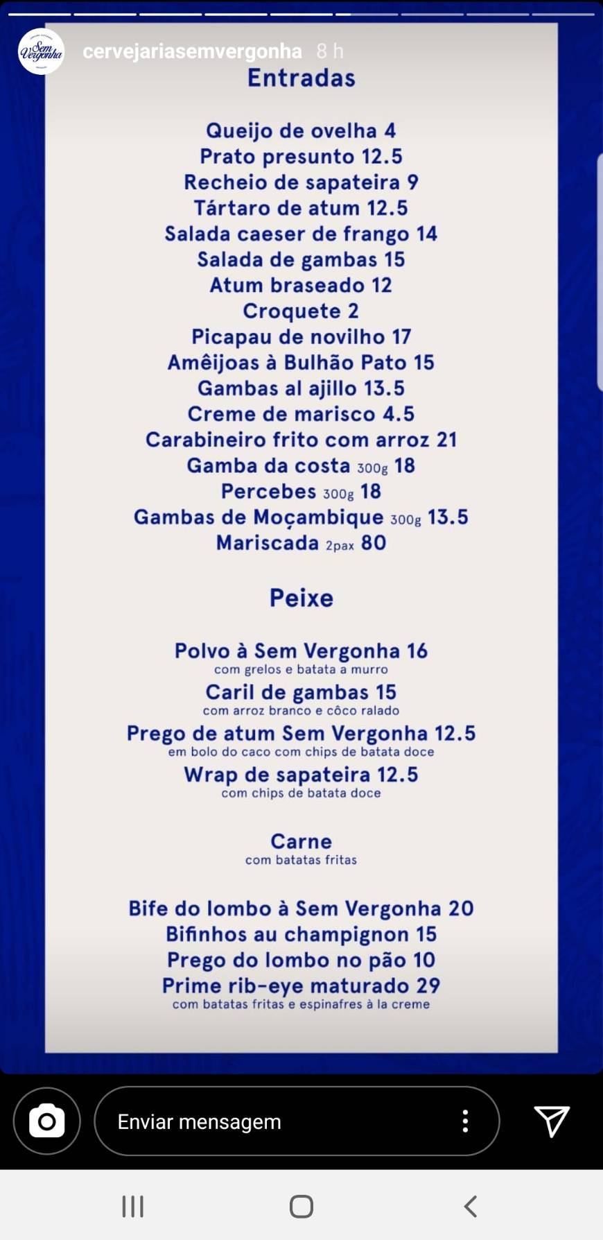 Restaurantes Cervejaria Sem Vergonha