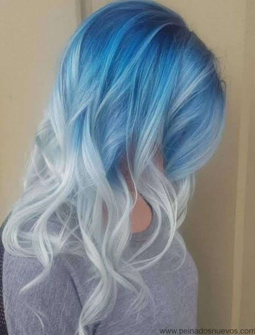 Fashion Cabelo azul 