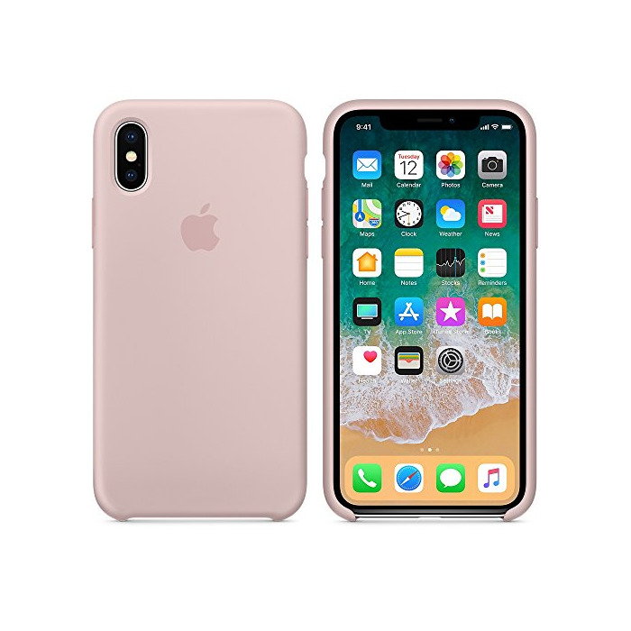 Social El último Verano iPhone X Funda, Slim Líquido de Silicona Gel Carcasa