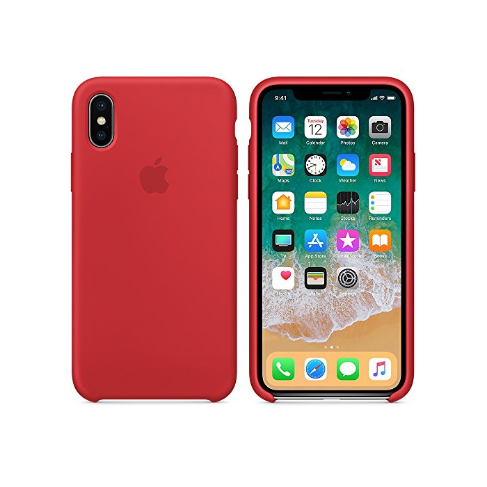 Social El último Verano Funda iPhone X, Slim Líquido de Silicona Gel Carcasa