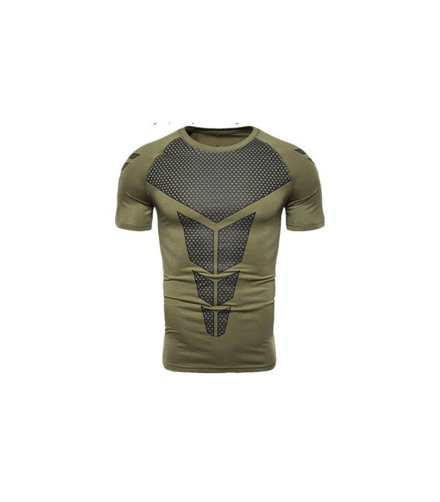 Social Tshirt for men green