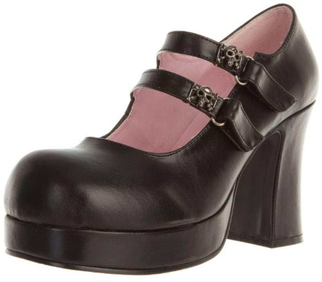 Product Demonia GOTHIKA-09, Náuticos para Mujer, Negro