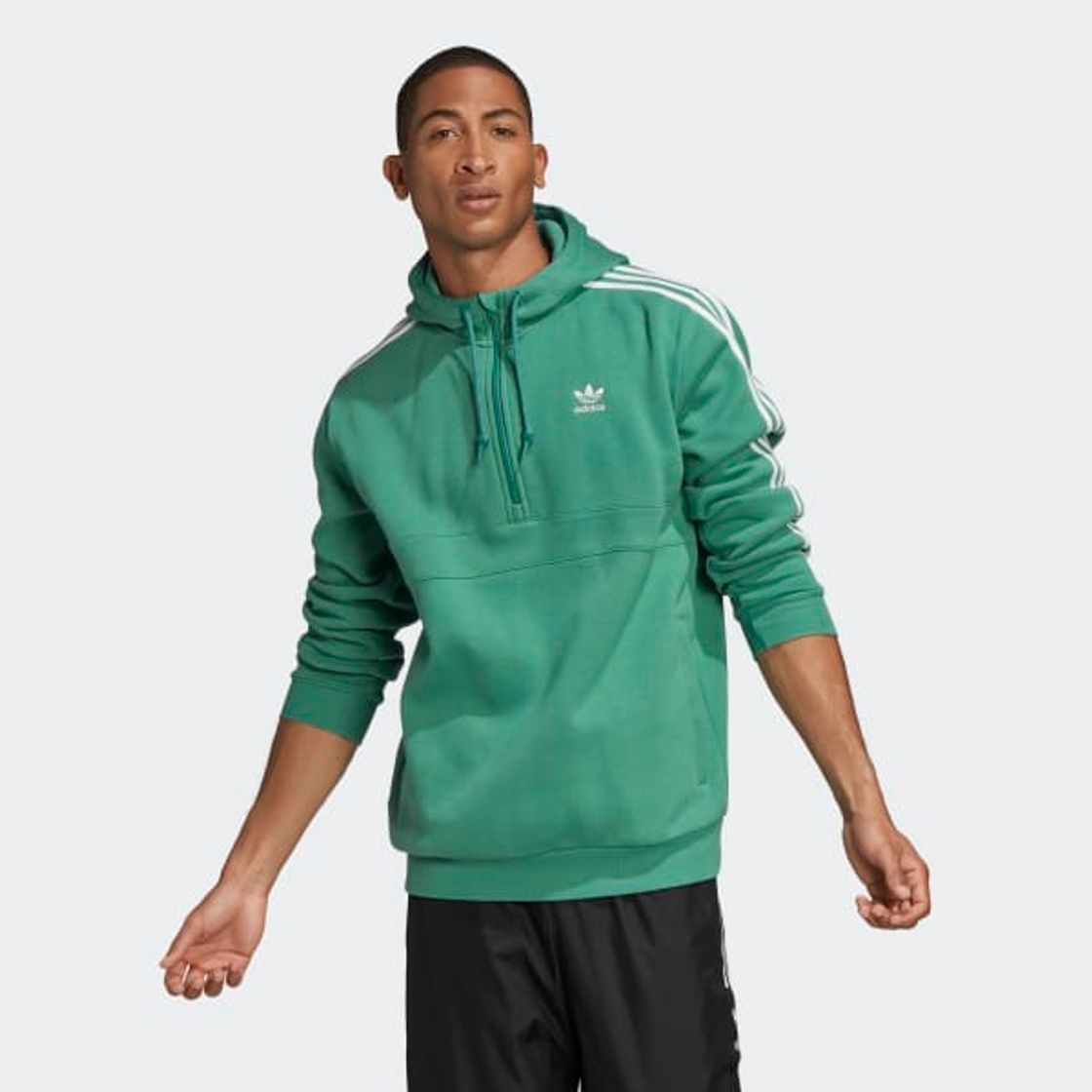 Fashion adidas 3-Stripes Hoodie - Green | adidas US