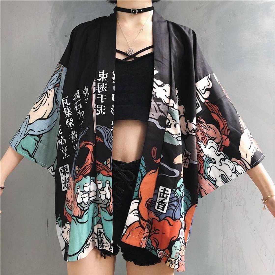 Products Hibluco - Kimono para mujer con estampado floral