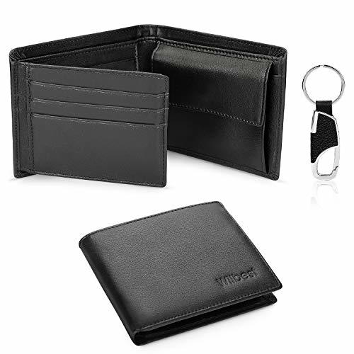 Products Wilbest® Negro Billeteras Hombre, Cartera de Piel, Carteras Hombre Cuero, Tarjetas de