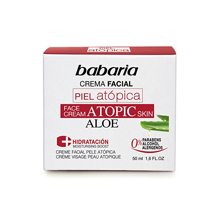 Social Babaria- Crema facial piel atópica- 50 ml