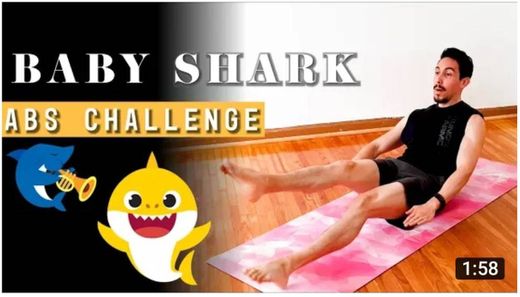 Baby Shark Abs Challenge / Reto de Abdominales Baby Shark ...