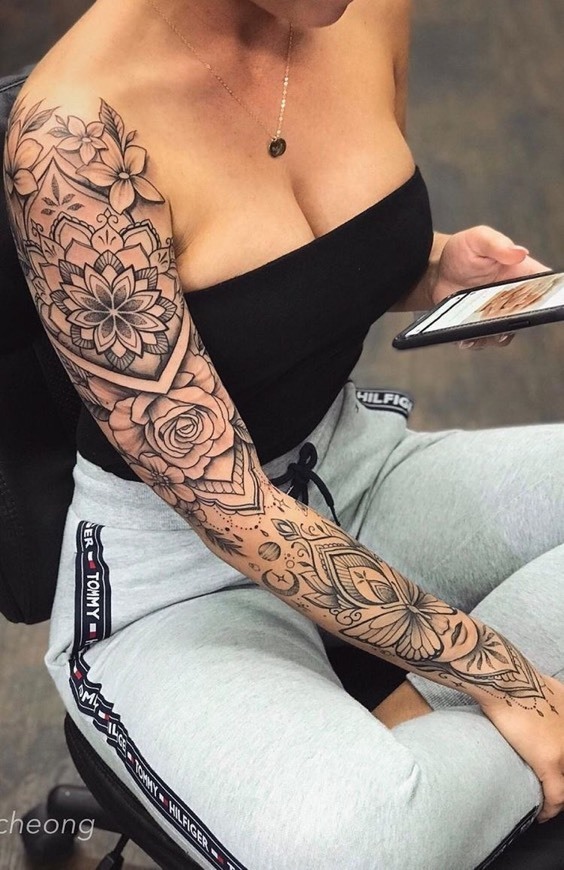Social Braço fechado de Tatuagens