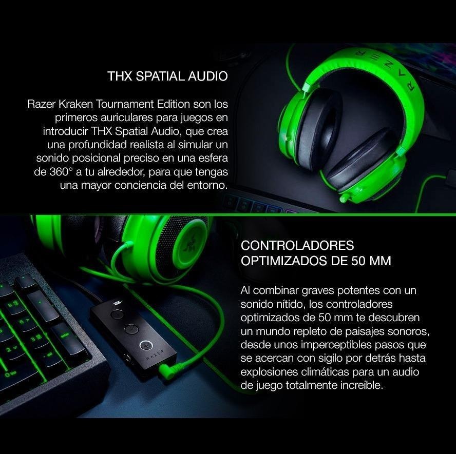 Electrónica Razer Kraken Tournament Edition - Auriculares para juegos